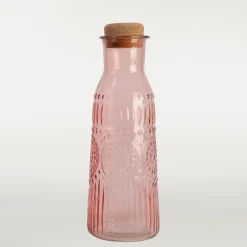 Karafka szklana z korkiem 1L MIX