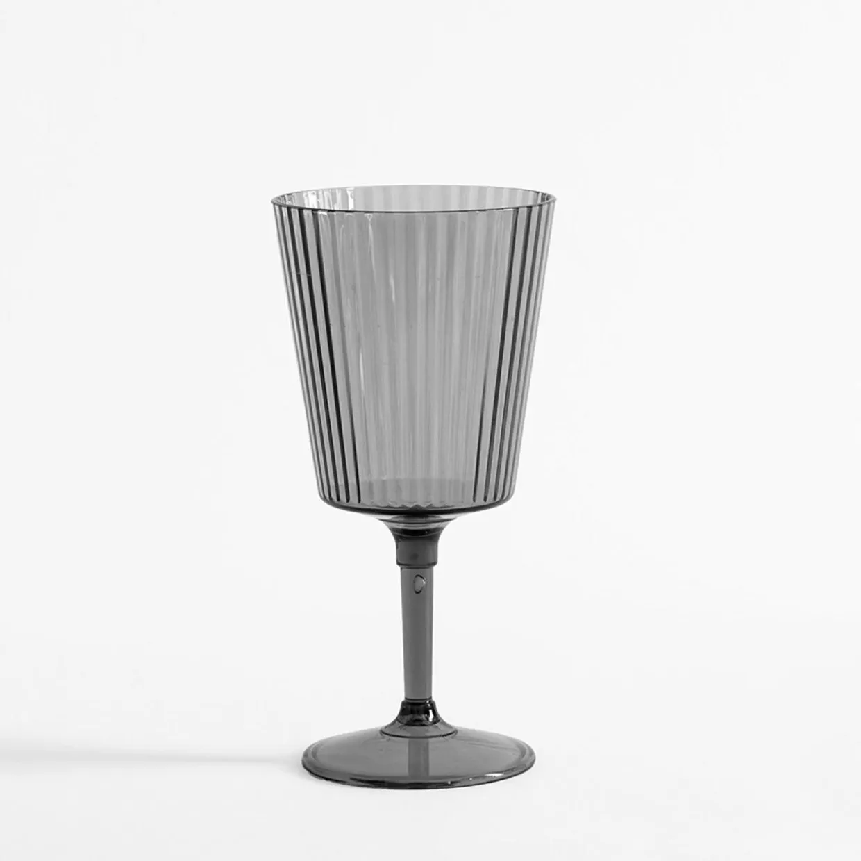 Kieliszek do wina plastikowy szary 400 ml
