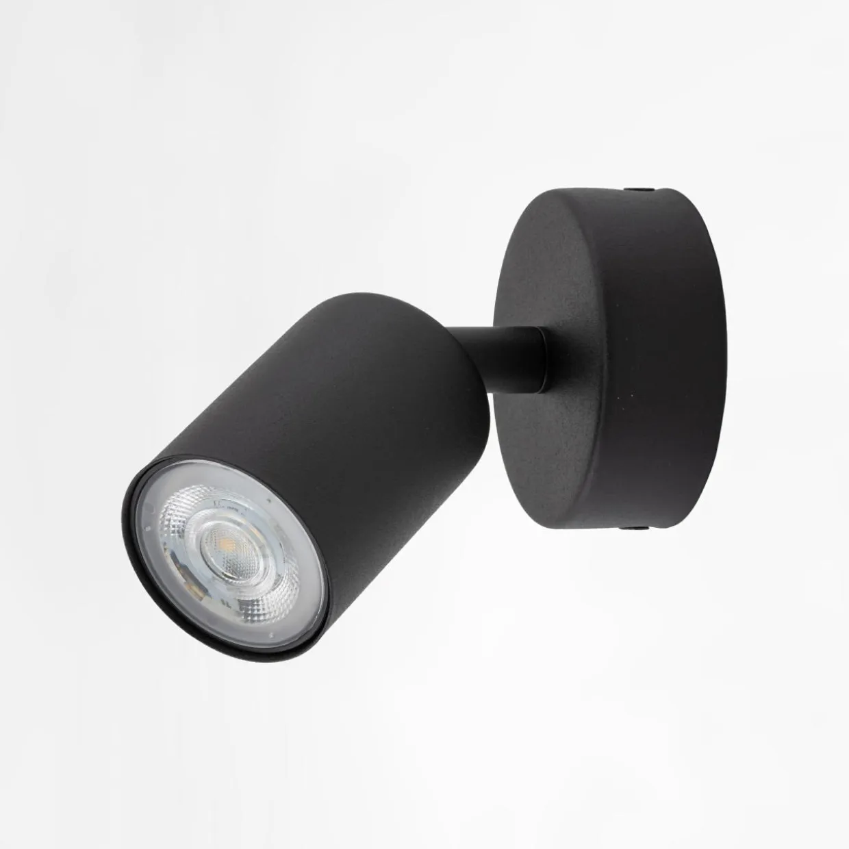Kinkiet 1 reflektor czarny TOP