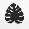 Kinkiet czarny liść MONSTERA
