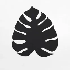 Kinkiet czarny liść MONSTERA