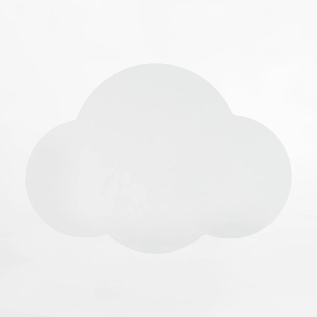 Kinkiet do pokoju dziecięcego biały CLOUD