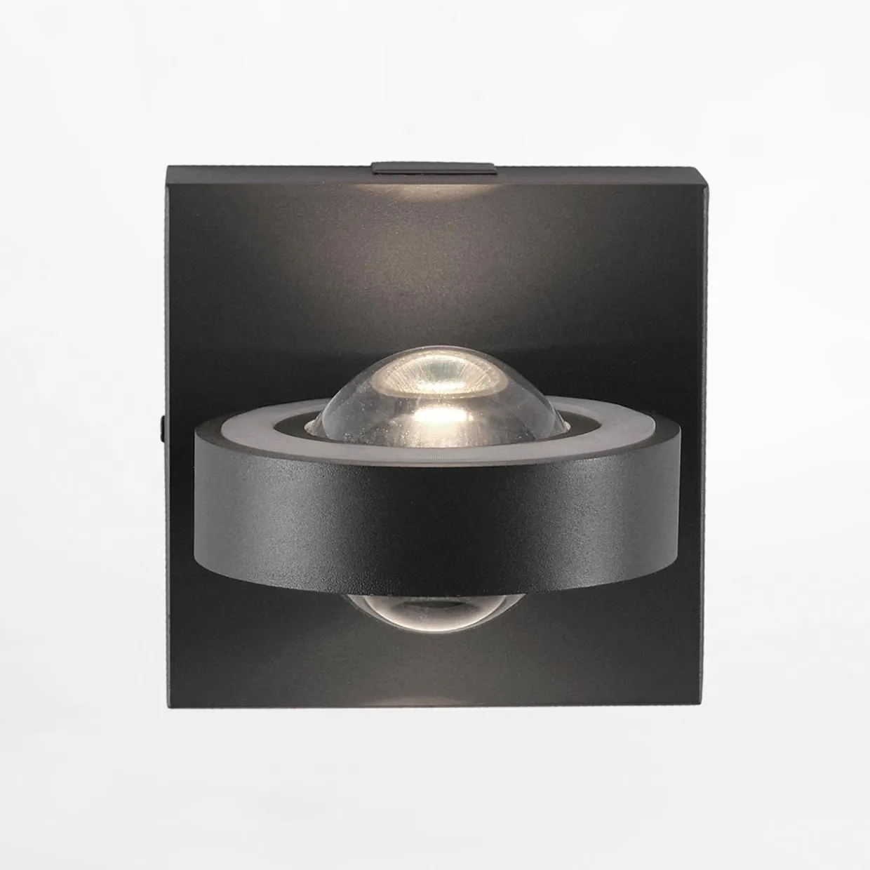 Kinkiet LED RGB Wi-Fi czarny Q-MIA z pilotem