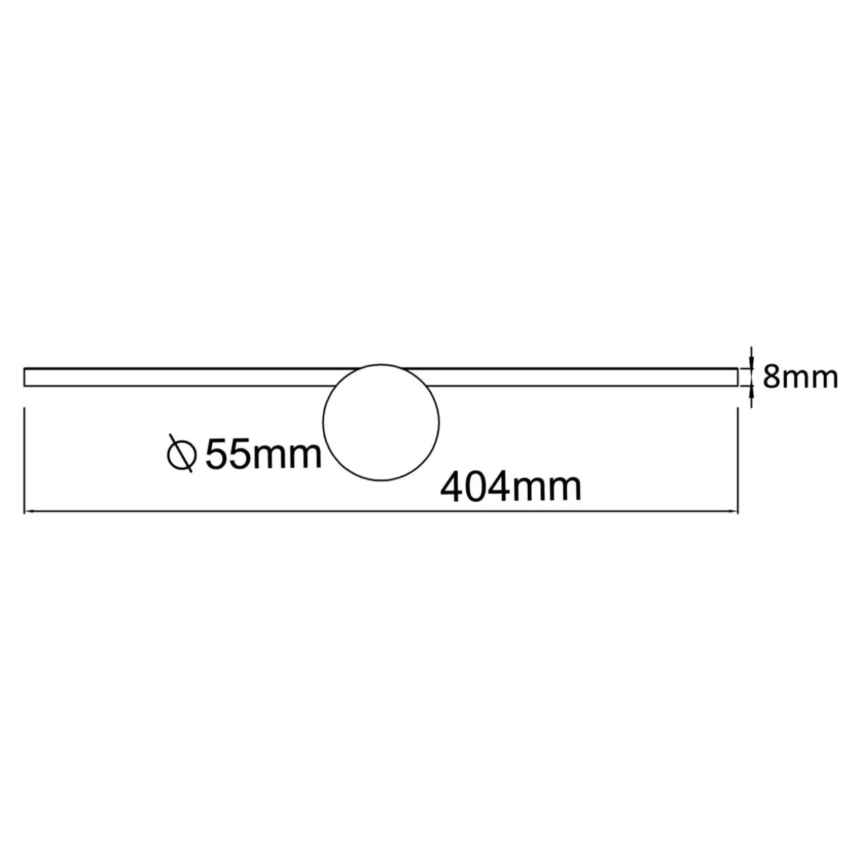 Kinkiet LED 6W czarny CAMARA