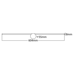 Kinkiet LED 8W czarny CAMARA