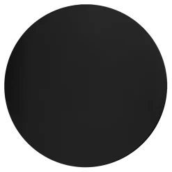 Kinkiet minimalistyczny okrągły czarny LUNA NEW 40 cm