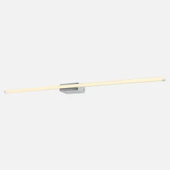 Kinkiet nowoczesny biały chrom NOBLI 80 cm