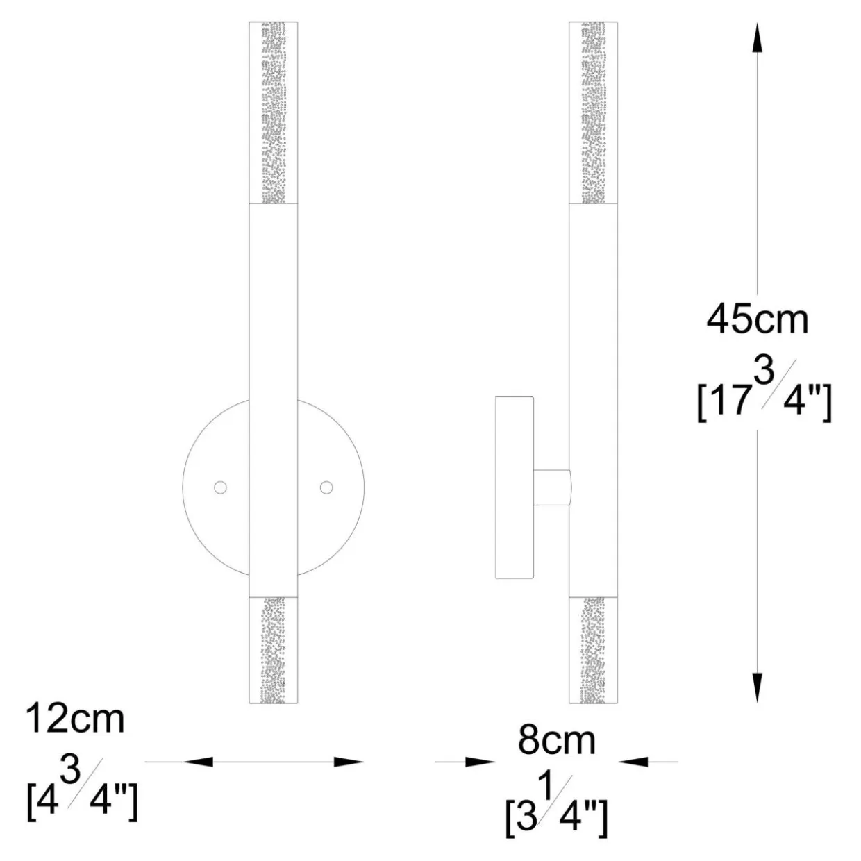 Kinkiet ONE LED W0461-02E-F4F4 chrom