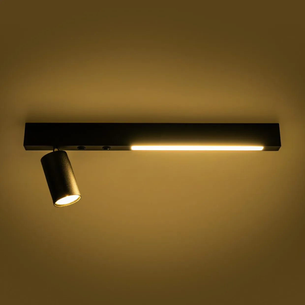 Kinkiet spot LED czarny MANNARI