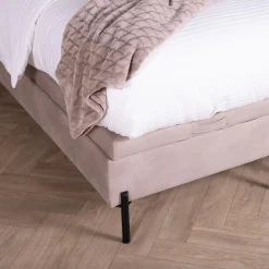 Łóżko beżowe DONNA DUO SOFT 160 cm