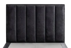 Łóżko czarne MONA VERTICAL 90 cm