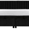 Łóżko czarne MONA VERTICAL 160 cm