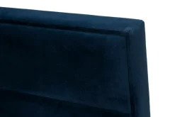 Łóżko kontynentalne 160x200 granatowe FABRIZZIO FULL KP 25