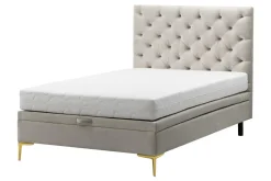 Łóżko kremowe DONNA LUX 120 cm