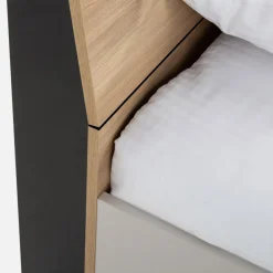Łóżko ze stelażem i pojemnikiem MAZE 120x200