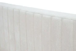 Łóżko ze stelażem krem MAGGIE FULL 140x200 cm