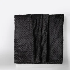 Koc antracytowy POPPY 200x200 cm