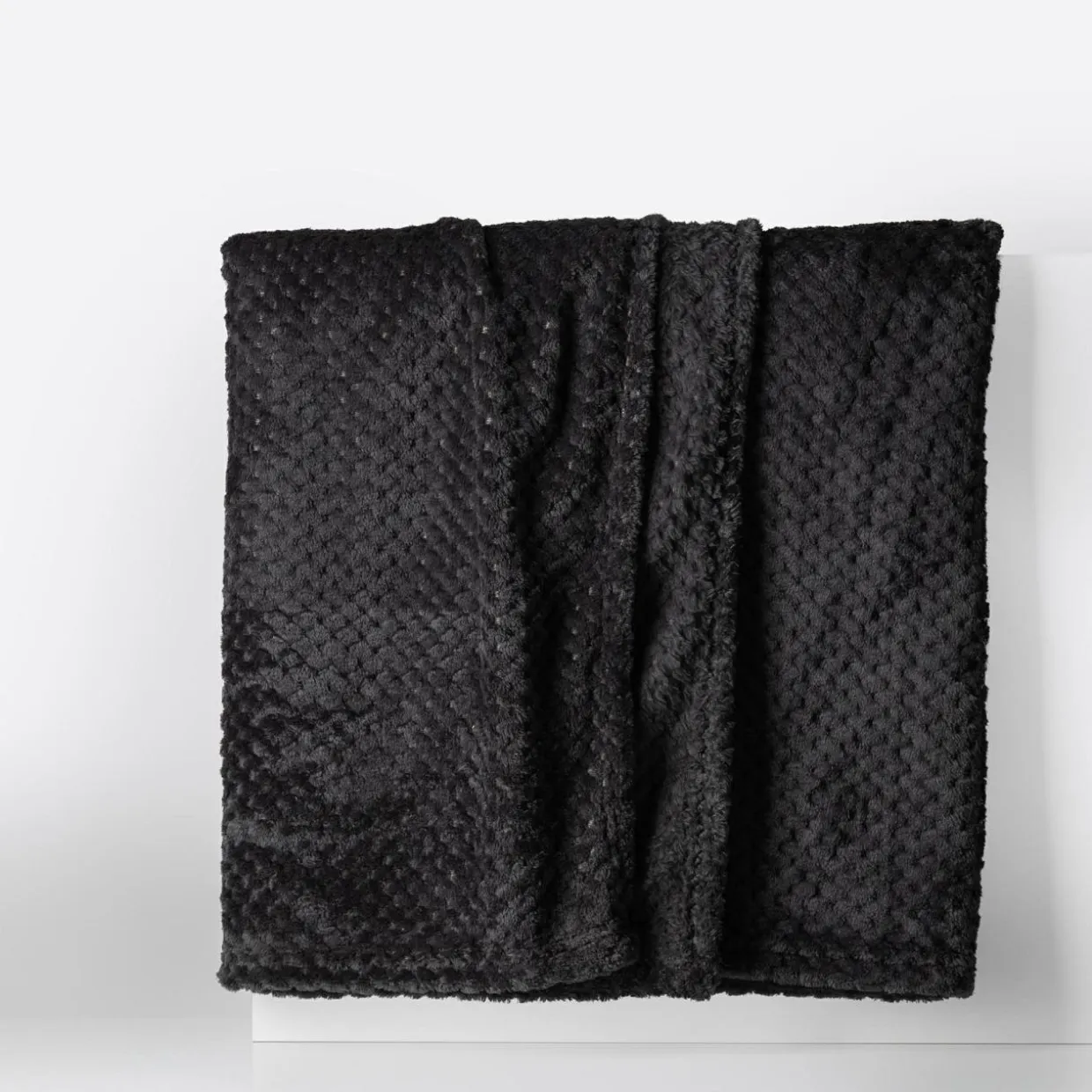 Koc antracytowy POPPY 200x200 cm