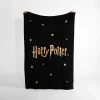 Koc czarny HARRY POTTER 130x170 cm