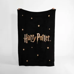 Koc czarny HARRY POTTER 130x170 cm