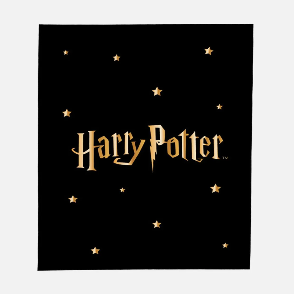 Koc czarny HARRY POTTER 130x170 cm