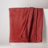 Koc czerwony CORAL 130x160 cm