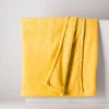 Koc musztardowy CORAL 130x160 cm