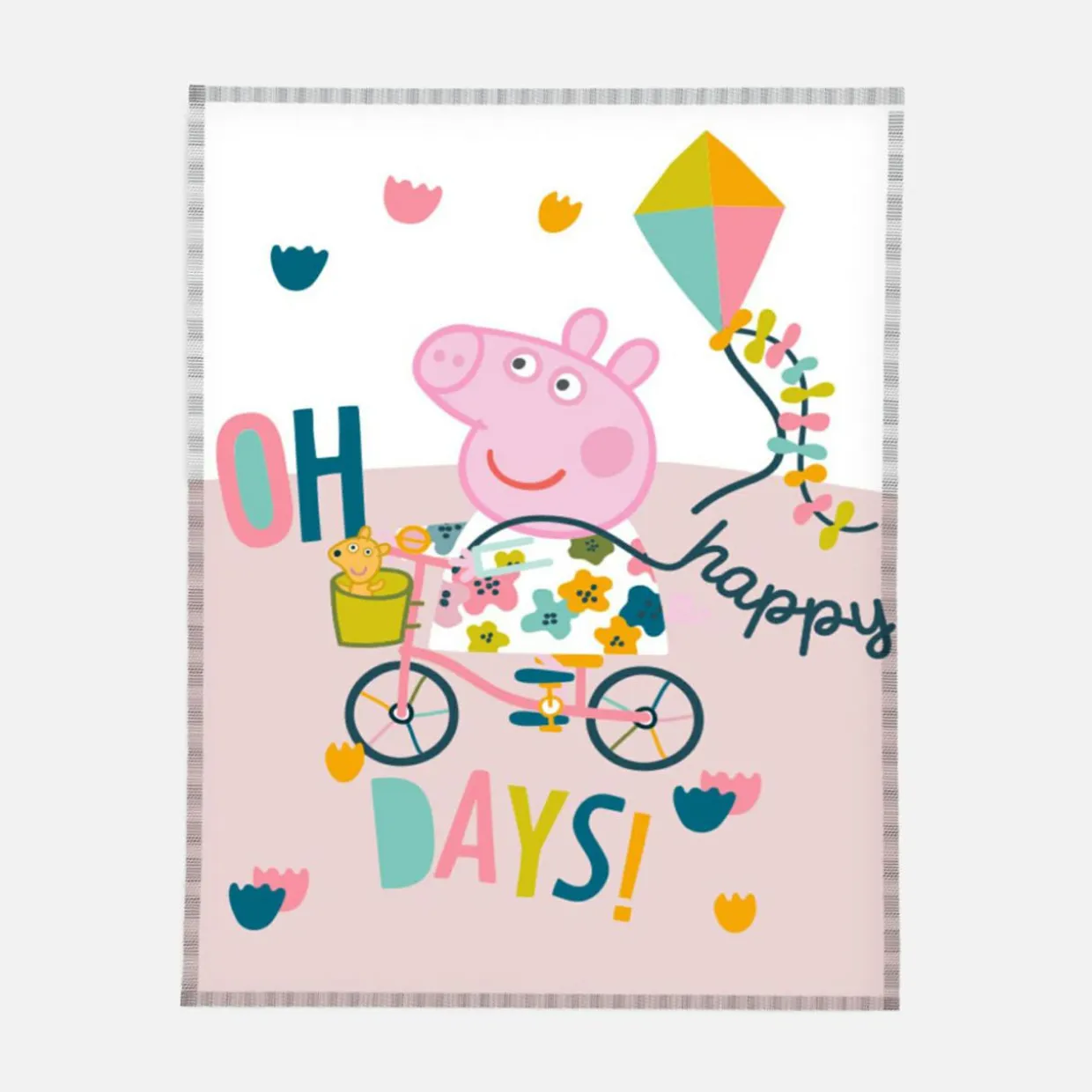Koc PEPPA PIG 130x170 cm