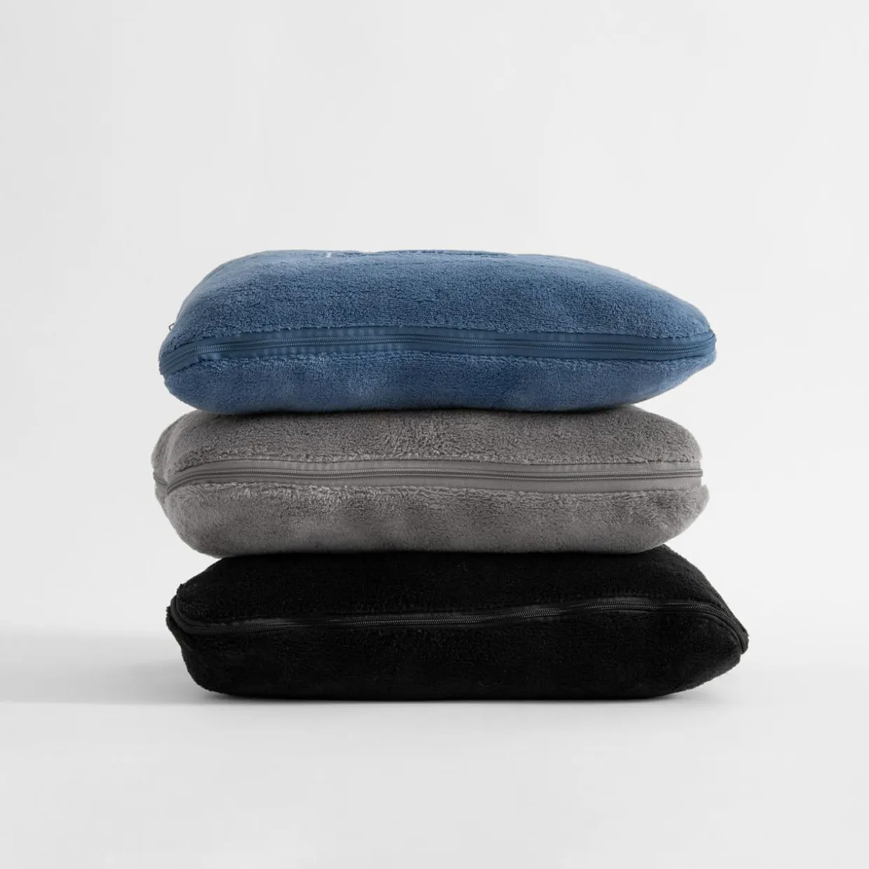 Koc podróżny 2w1, niebieski, TRAVEL BLANKET, 130x160 cm