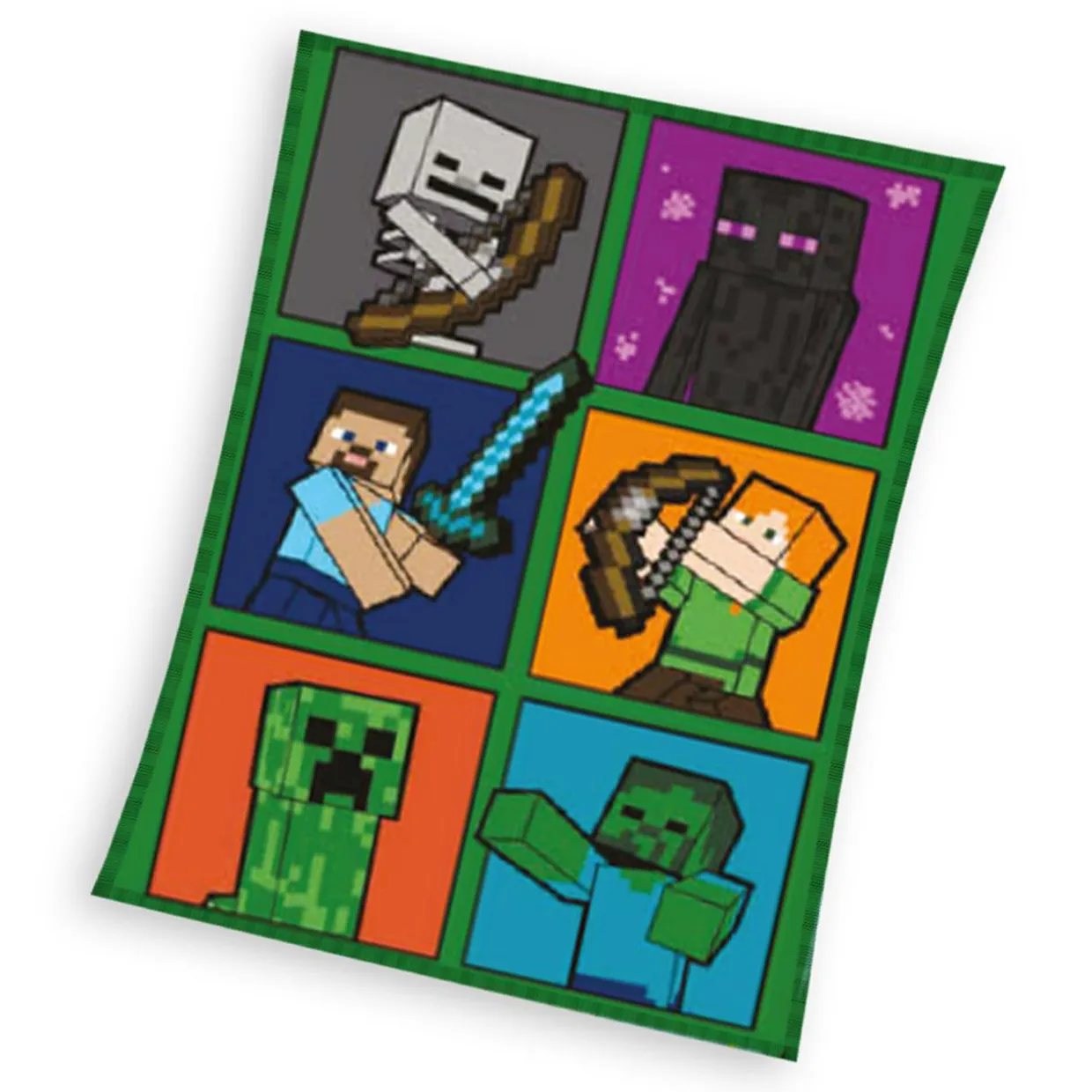 Koc polarowy MINECRAFT 150x200 cm