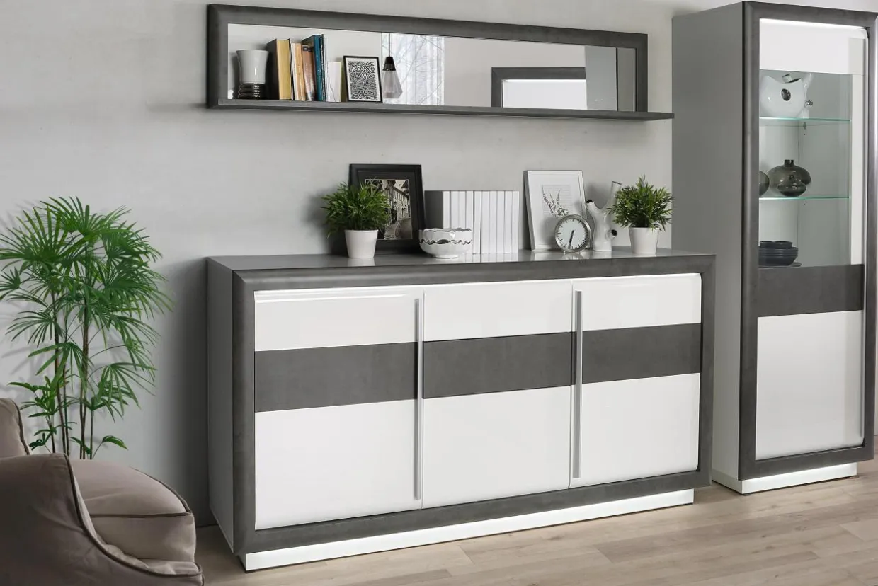 Komoda CANNE NEW 2S3D z oświetleniem