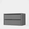 Komoda do szafy INNER II z 2 szufladami BASIC 75 szara