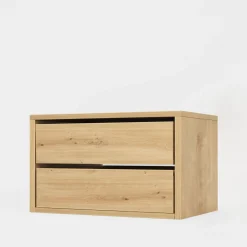 Komoda do szafy INNER II z 2 szufladami BASIC 75 dąb artisan