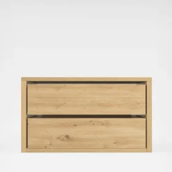 Komoda do szafy INNER II z 2 szufladami BASIC 75 dąb artisan