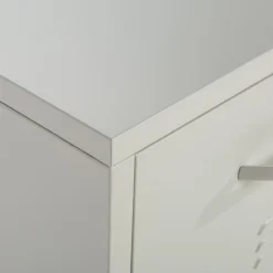 Komoda metalowa z szufladami BLEIZ jasnoszara