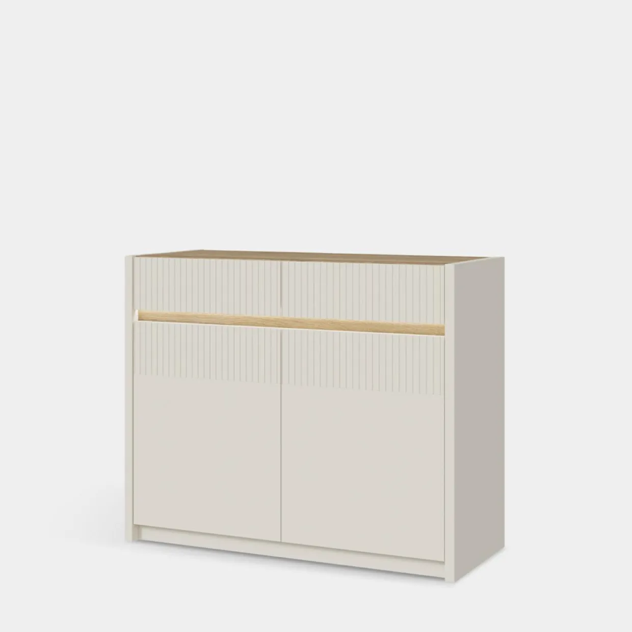 Komoda z oświetleniem OAK SQUERE 105,3 cm
