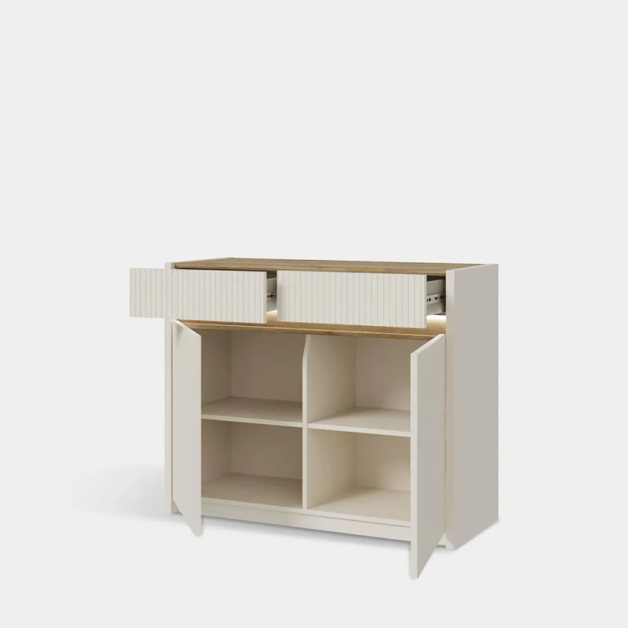 Komoda z oświetleniem OAK SQUERE 105,3 cm