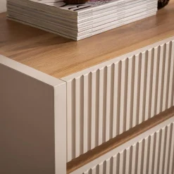 Komoda z oświetleniem OAK SQUERE 160 cm