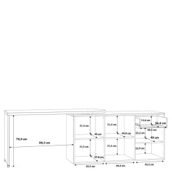 Komoda z rozkładanym blatem ALIKLIA
