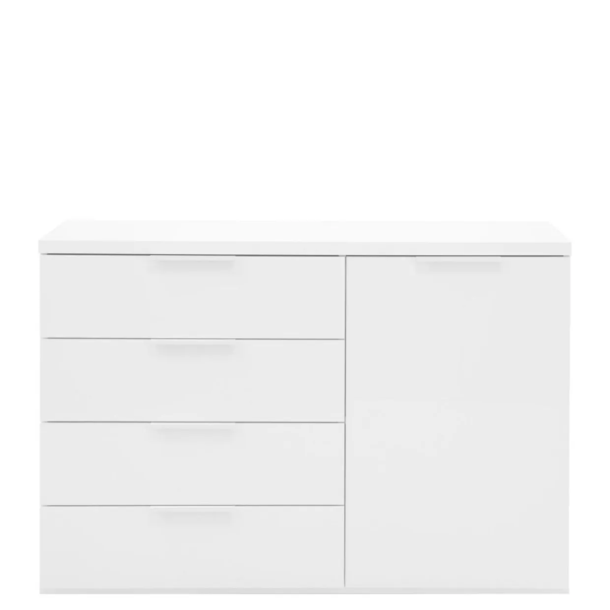 Komoda z szufladami biała MUNDI 120 cm