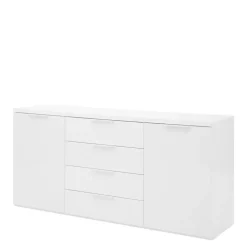 Komoda z szufladami biała MUNDI 170 cm