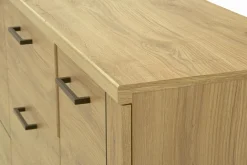 Komoda z szufladami i półkami DOORSET