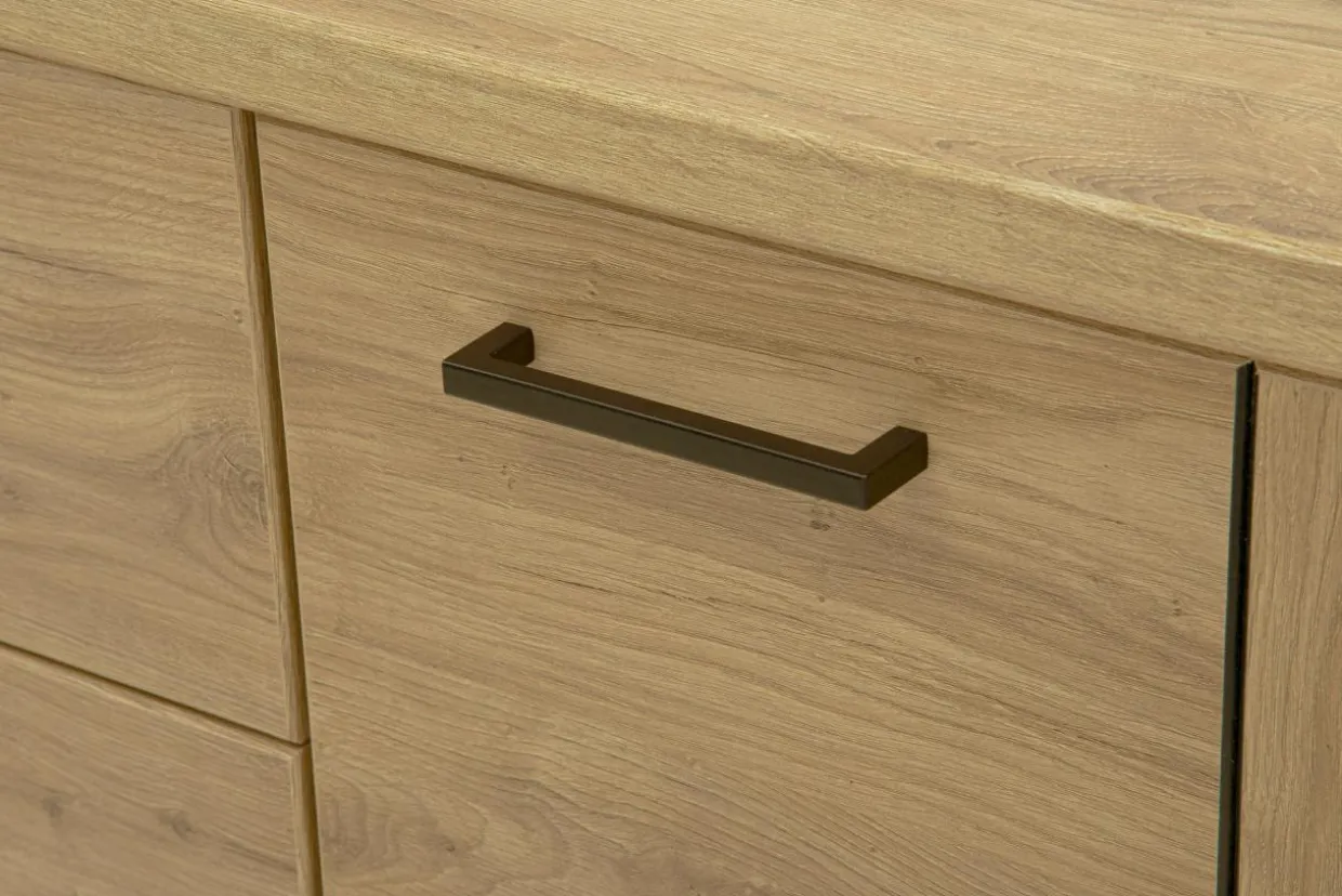 Komoda z szufladami i półkami DOORSET