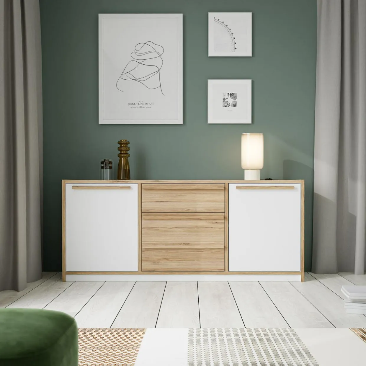 Komoda z szufladami S-ROOM