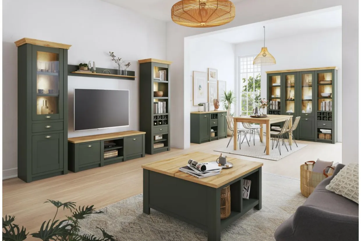 Komoda zielona CAMBRIDGE 2D1S
