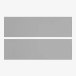 Komplet 2 cokołów BASIC PLUS z uszczelką i 2 narożnikami BP/CB2X50/10 ramka szara