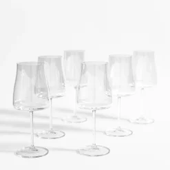 Komplet 6 kieliszków do czerwonego wina BOHEMIA PRESTIGE MARY 600 ml
