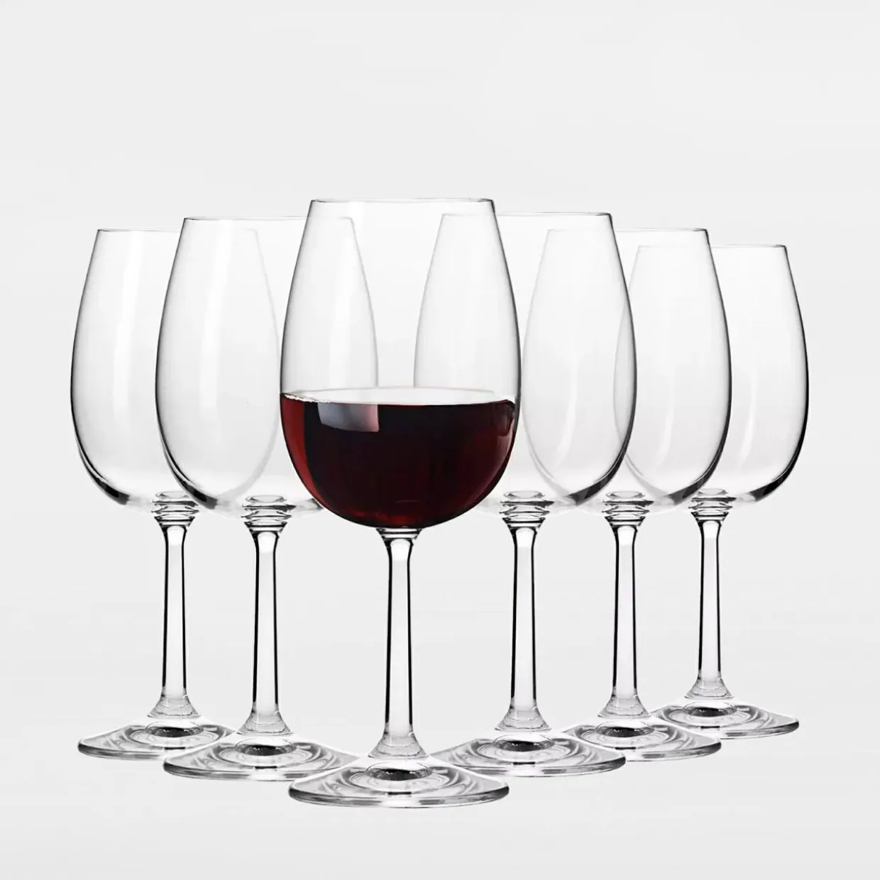 Komplet 6 kieliszków do wina czerwonego PURE 350 ml