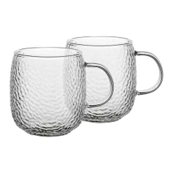 Komplet 2 kubków szklanych SAVIA 380 ml