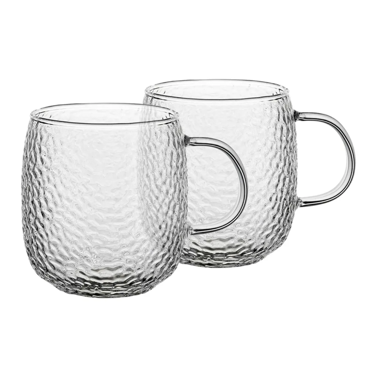 Komplet 2 kubków szklanych SAVIA 380 ml
